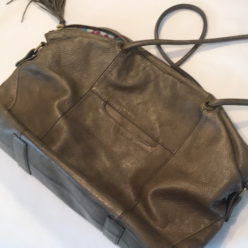 HOBO International Large Pebble Leather Hobo Shoulder Bag - Picture 5 of 12